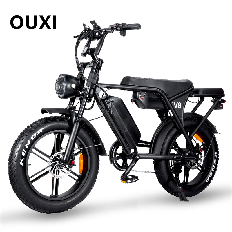 OUXI V8 Super Minibike like ebike 500W dual battery 30AH