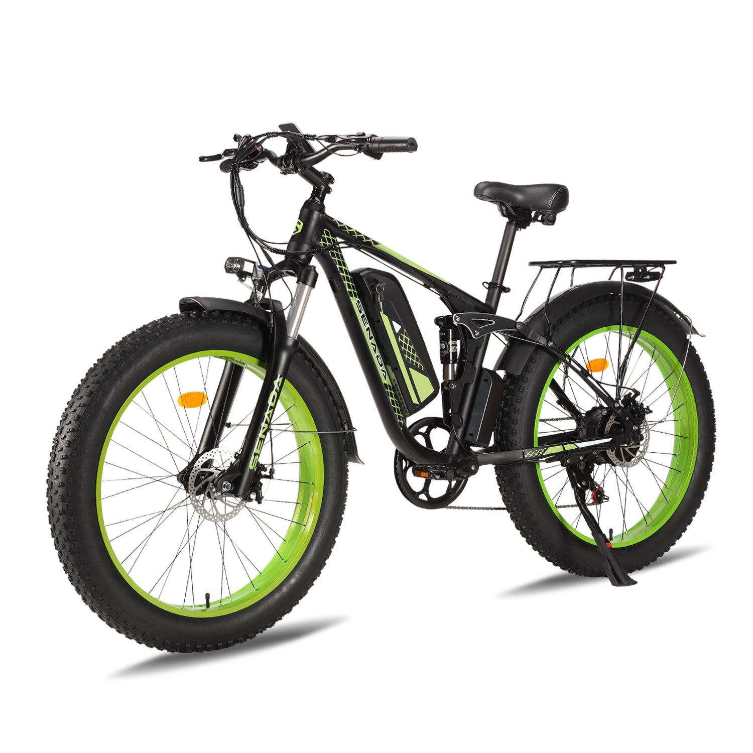 VIPER PLUS - COMPLETELY LOADED EBIKE - 48V 20AH BATTERY 1000W MOTOR TORQUE SENSOR FULL SUSPENSION 26 X 4" TIRE HYDRO BRAKES