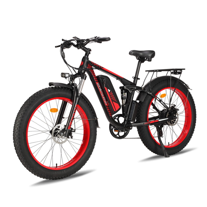 VIPER PLUS - COMPLETELY LOADED EBIKE - 48V 20AH BATTERY 1000W MOTOR TORQUE SENSOR FULL SUSPENSION 26 X 4" TIRE HYDRO BRAKES