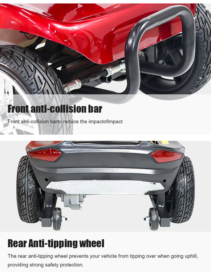 CEM-EM04 Emobility Scooter 180W 24V 12AH Folding 4-wheel (Ship Included)