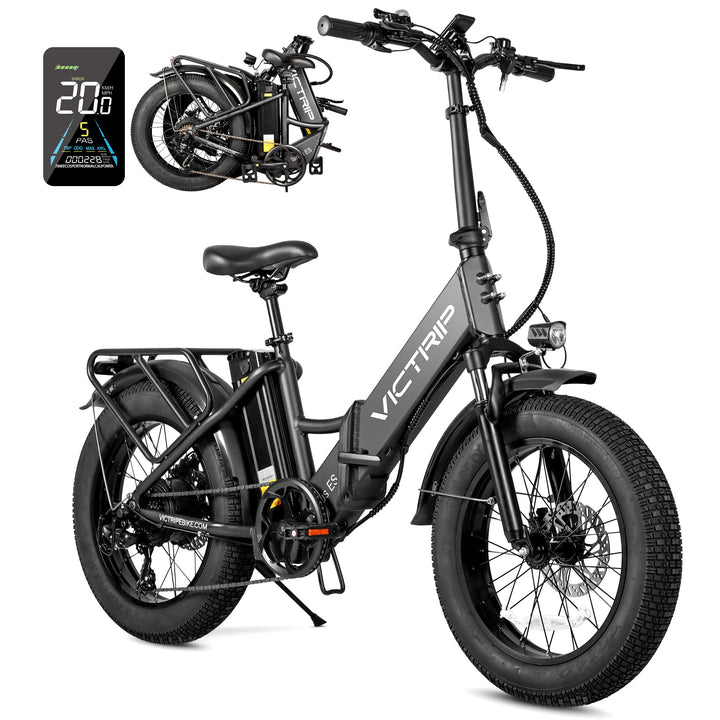 GL JANUS ES2PRO EBIKE Step & no step Folding 48V 750W 10.4AH X 2 Batteries