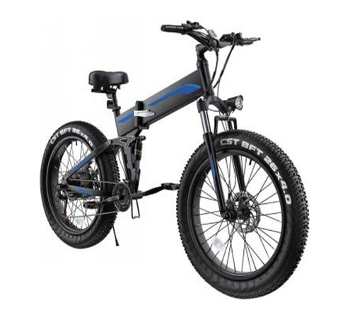 K5F Mountain E-Bike 500W 10AH Folding Full Suspension (Includes Ship)